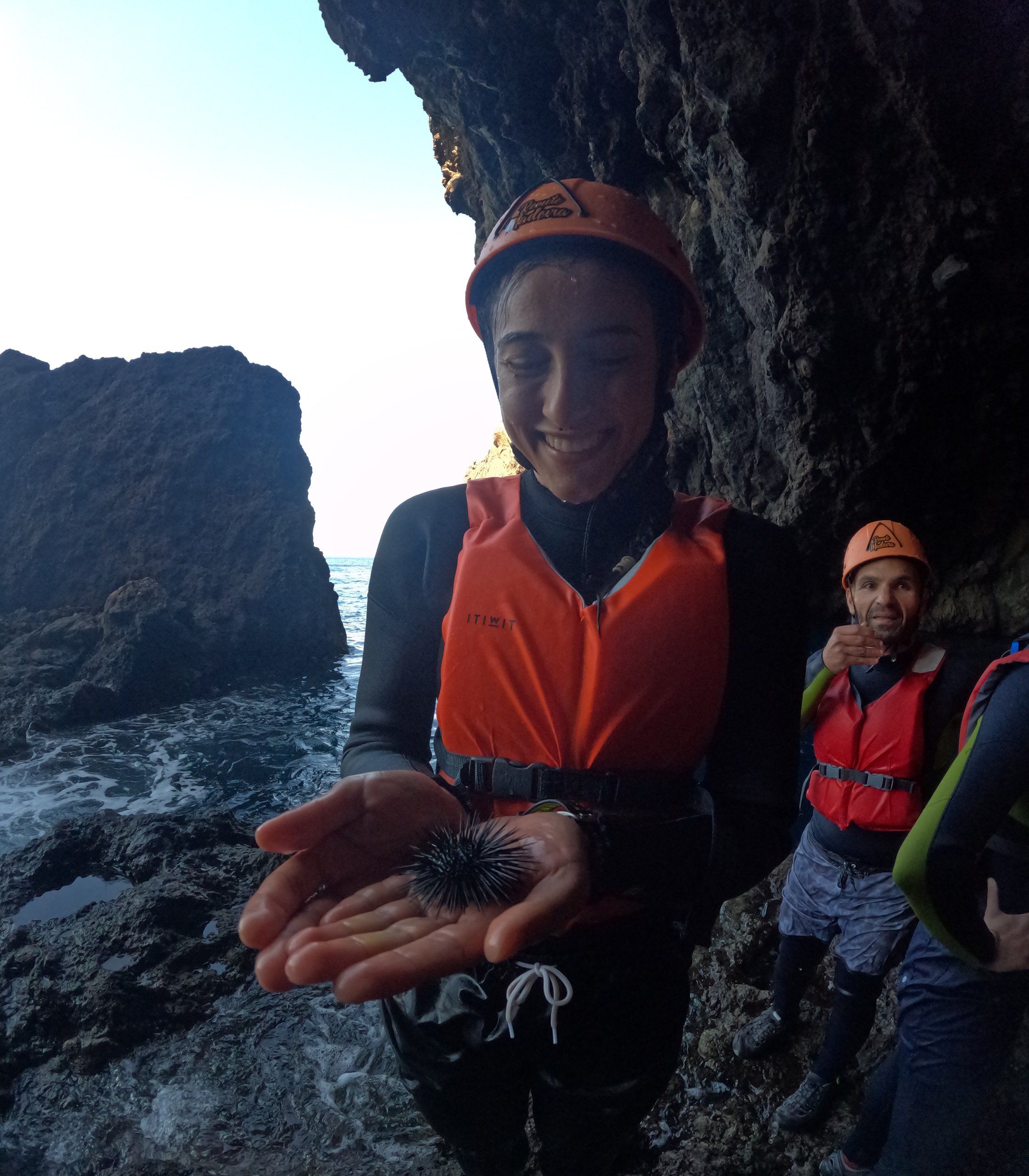 Un riccio di mare, tra una calata e l'altra